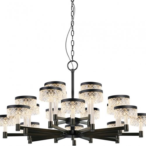 Подвесная люстра Diamond cut MD21020075-20A matt black