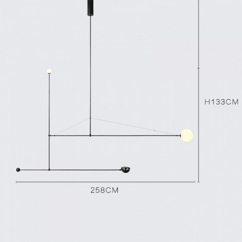 Потолочная люстра ImperiumLoft LINES-10