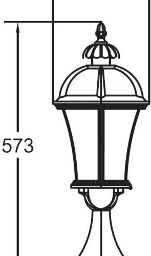 Наземный фонарь Oasis Light ROMA L 95204L Gw Наземный фонарь Oasis Light ROMA L 95204L Gw