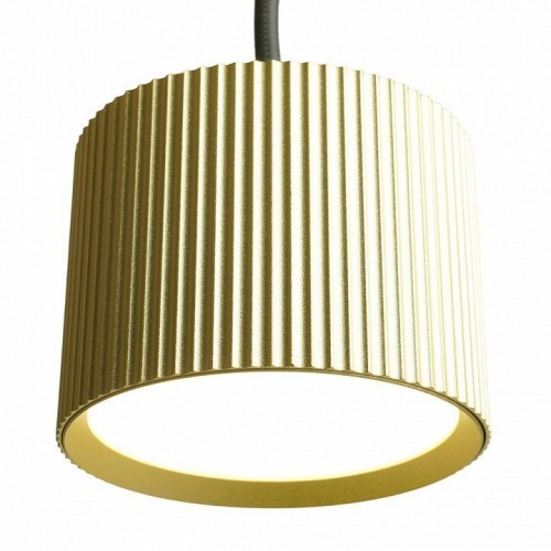 Светильник потолочный Feron Barrel HL4588 ARIA  levitation 12W, 230V, GX53, золото + черный, на подвесе 1,7 м