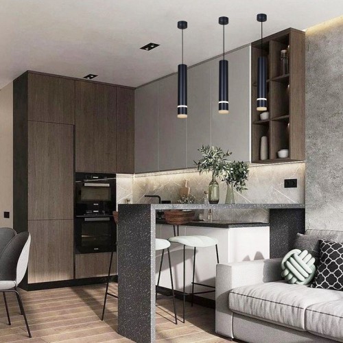 Подвесной светильник Reluce Technical 16005 16005-0.9-001LD 300mm GU10 BK