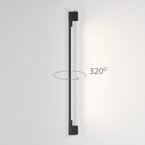 Уличный настенный светодиодный cветильник Elektrostandard Argos 35122/D черный a069746