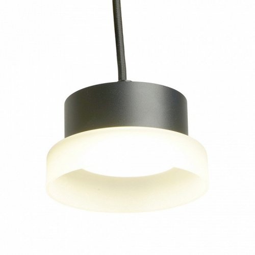 Светильник потолочный Feron Barrel HL4608 OPAL levitation 12W, 230V, GX53, черный, на подвесе 1,7 м