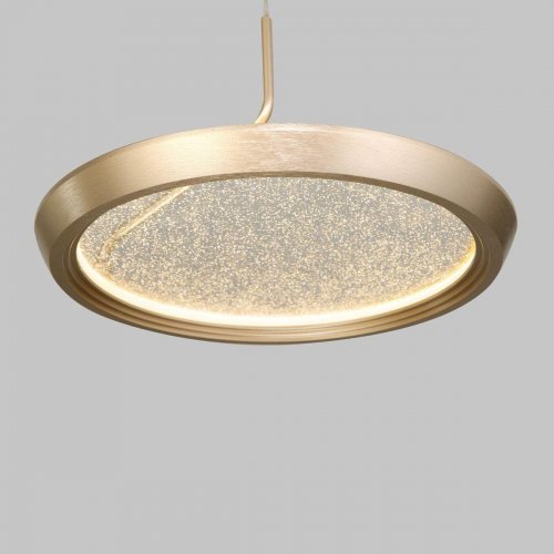 Подвесной светодиодный светильник Eurosvet Crespella 90034/1 золото Подвесной светодиодный светильник Eurosvet Crespella 90034/1 золото