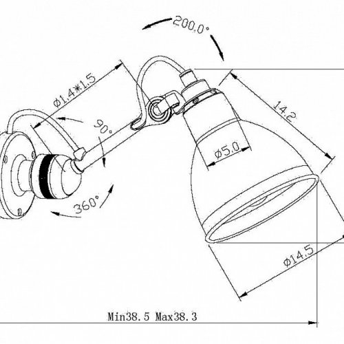 Бра Lightstar Loft 765604