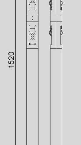 Наземный светильник COLUMN W6142-2-1500 Gr