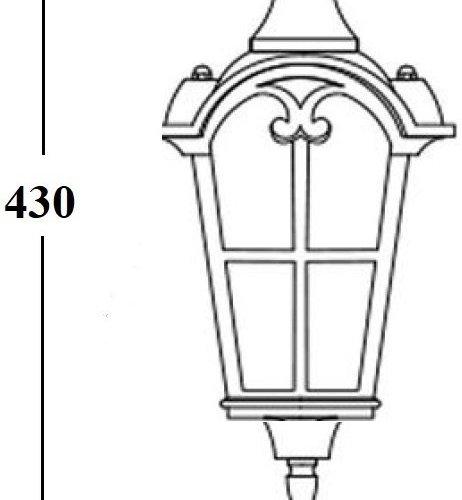 Потолочный светильник уличный Oasis Light PORTO 86105A Gb