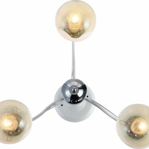 Потолочная люстра Reluce 01326-0.3-03 WH+CR Потолочная люстра Reluce 01326-0.3-03 WH+CR