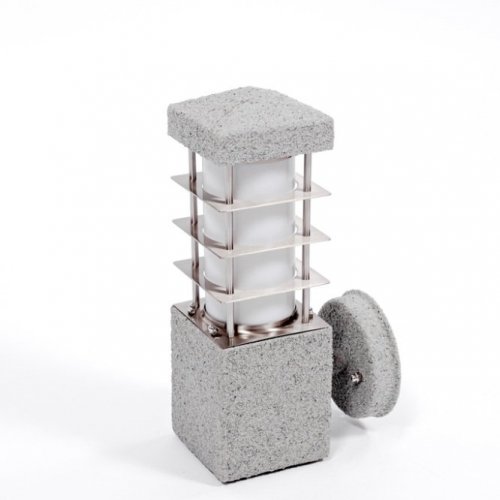 Настенный светильник уличный Oasis Light INOX WOOD 67505 stone