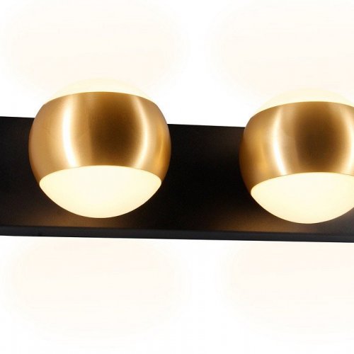 Спот Ambrella light Wall 16 FW575/2 SBK/GD черный песок/золото G9 max 40W 260*70*85