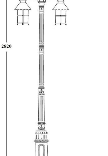 Наземный фонарь CAIOR 1 81510A E7 Bl
