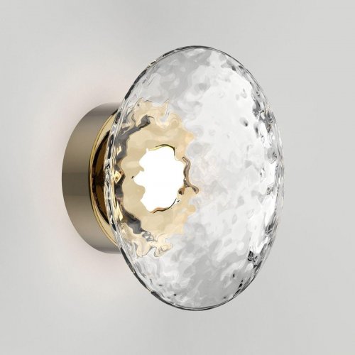 Настенный светодиодный светильник Eurosvet Ripple 50389/1 LED латунь Настенный светодиодный светильник Eurosvet Ripple 50389/1 LED латунь