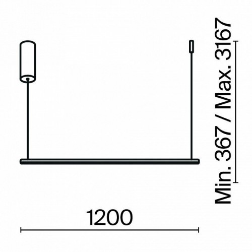 Подвесной светильник Maytoni Halo MOD246PL-L24BSK