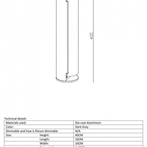 Энергетическая стойка Lucide Powerpoint 27849/02/29
