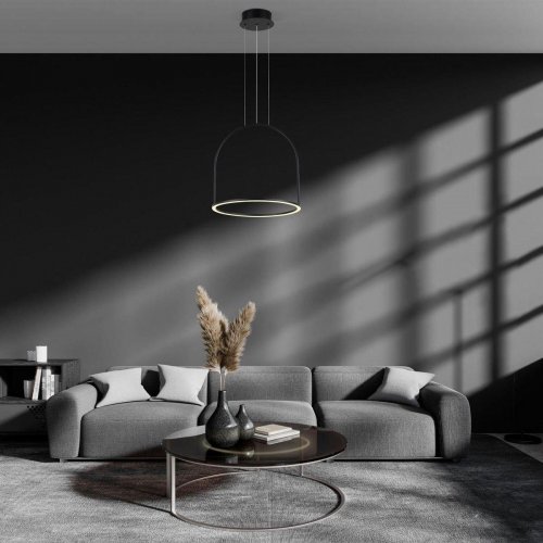 Подвесной светодиодный светильник Eurosvet Over 90322/1 черный Подвесной светодиодный светильник Eurosvet Over 90322/1 черный