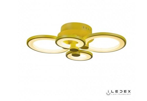 Потолочная люстра iLedex Ring A001/4 Yellow Потолочная люстра iLedex Ring A001/4 Yellow