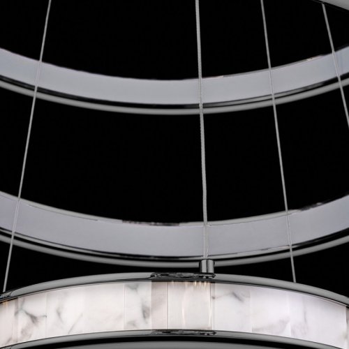 Подвесная люстра Christine LE7702/800-3K Black Chrome