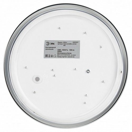 Потолочный светильник ЭРА Relict 22 SPB-6-20 4К WH