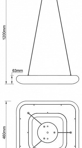 Подвесной светильник Escada Soft 10259/1LED