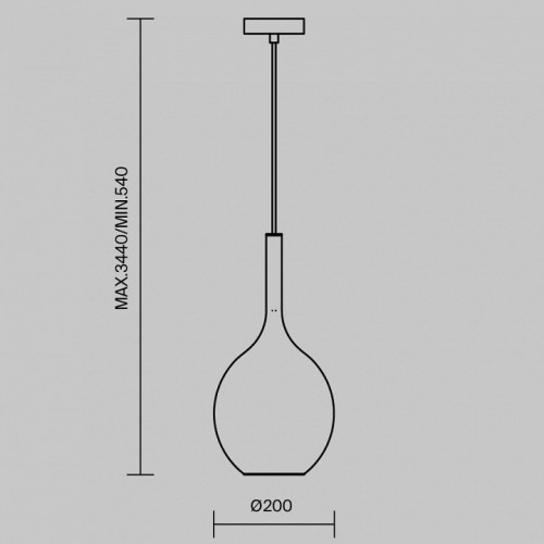Подвесной светильник Maytoni Duality MOD271PL-01B3 Подвесной светильник Maytoni Duality MOD271PL-01B3