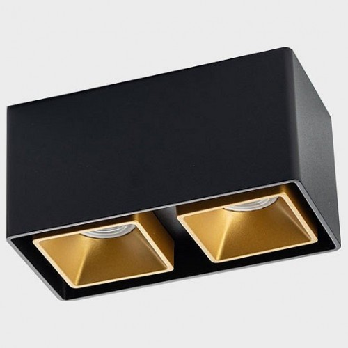 Точечный светильник  FASHION FX2 black + FASHION FXR gold - 2шт.