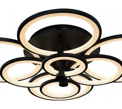 Потолочная люстра iLedex Ring A001/8 BK Потолочная люстра iLedex Ring A001/8 BK
