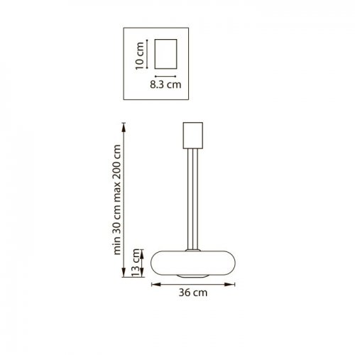 Подвесной светильник Catania 689116