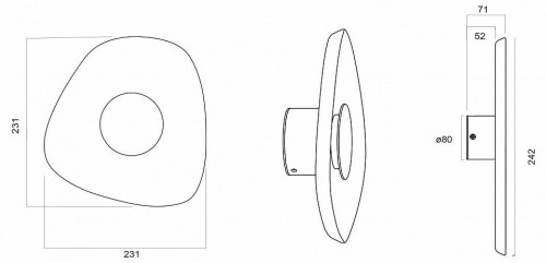 Накладной светильник Mantra Acustic 9443