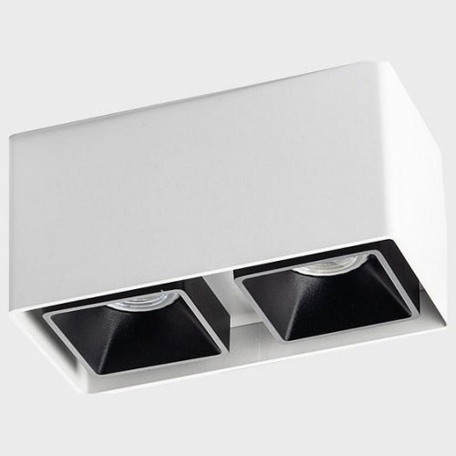 Точечный светильник Italline FASHION FX2 white + FASHION FXR black - 2шт. Точечный светильник Italline FASHION FX2 white + FASHION FXR black - 2шт.
