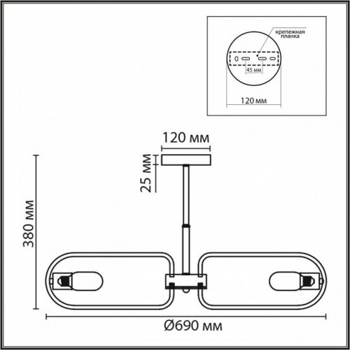 Потолочная люстра Lumion Almira 8058/8C Потолочная люстра Lumion Almira 8058/8C