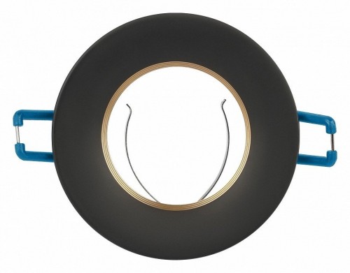 Встраиваемый светильник Эра KL107 BK/GD Б0061097