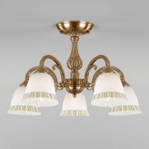 Потолочная люстра Eurosvet Campina 60107/5 античная бронза Потолочная люстра Eurosvet Campina 60107/5 античная бронза