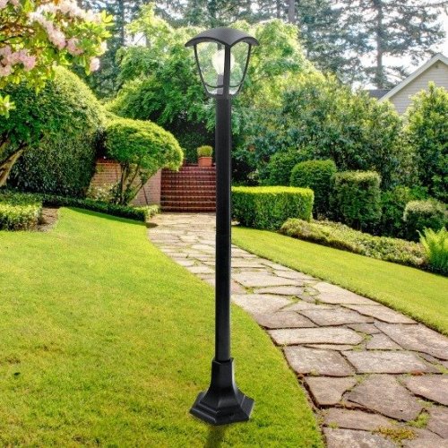 Наземный фонарь ЭРА НТУ 07-40-002 «Валенсия 4» черный