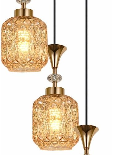 Подвесная люстра Reluce 02003-0.9-03 Amber Подвесная люстра Reluce 02003-0.9-03 Amber