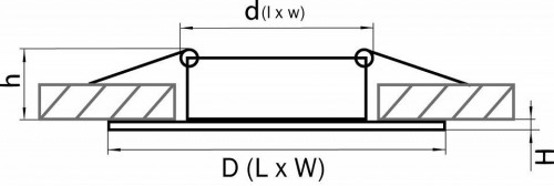 Точечный встраиваемый светильник Lightstar Banale Weng 011008