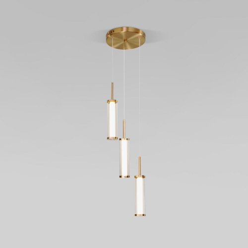 Подвесной светильник Eurosvet Stark 50386/3 LED латунь