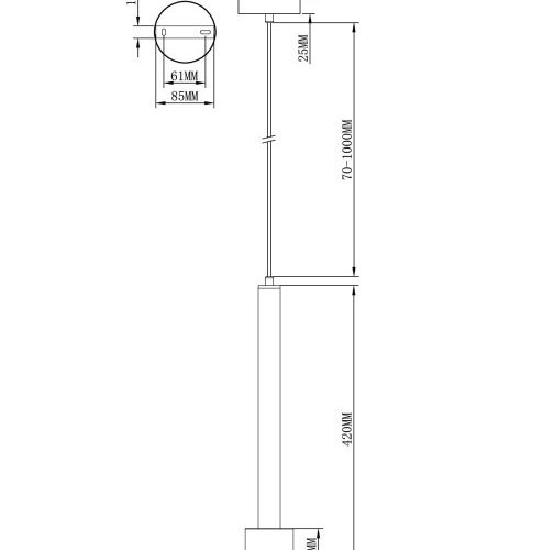 Подвесной светильник Malet V11824-1P Подвесной светильник Malet V11824-1P