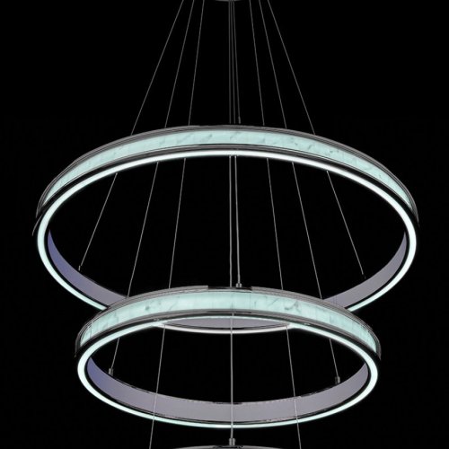 Подвесная люстра Christine LE7702/800-3K Black Chrome