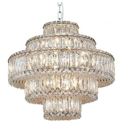 Подвесная люстра Newport 8450 8459+6/C chrome М0066728 Подвесная люстра Newport 8450 8459+6/C chrome М0066728
