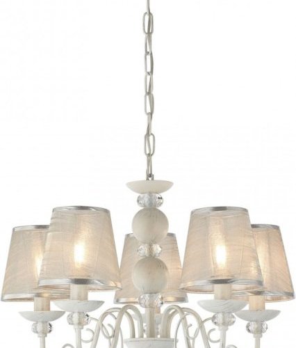 Подвесная люстра AM347620 347620/5 WT+SL Подвесная люстра AM347620 347620/5 WT+SL