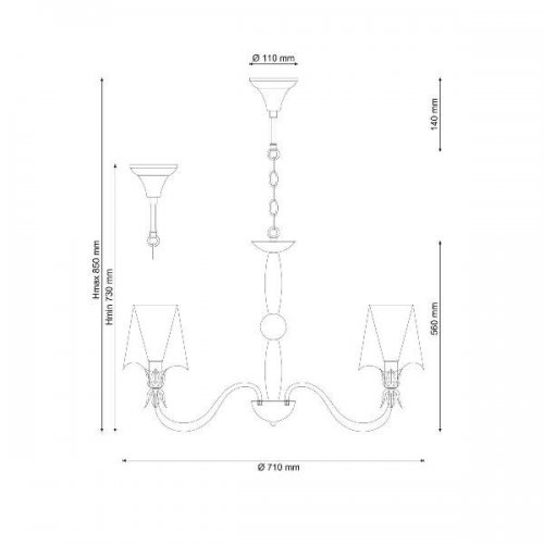 Подвесная люстра Lucia Tucci Siena 102.5 Подвесная люстра Lucia Tucci Siena 102.5
