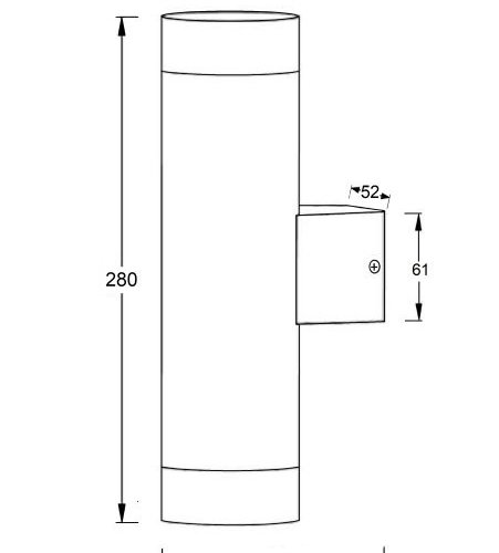 Архитектурная подсветка Oasis Light TUBE 5003-2 Gb
