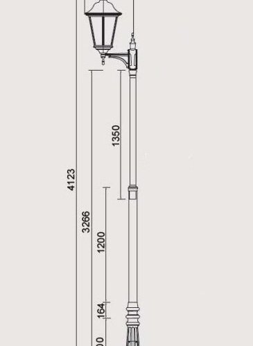 Наземный фонарь Oasis_Light BREMEN 79832/PART A Bl