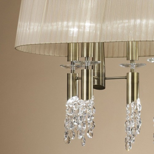 Подвесная люстра Mantra Tiffany Antique Brass 3873 Подвесная люстра Mantra Tiffany Antique Brass 3873