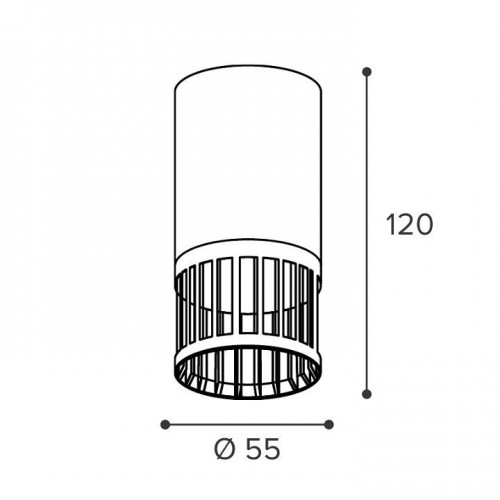 Накладной светильник Wolta PORTA WSL-GU10/19W