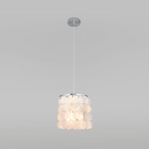 Подвесной светильник Eurosvet Sandra 60185/1 хром/перлаиутр