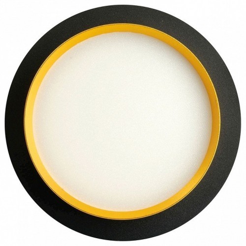 Светильник встраиваемый Feron DL507 потолочный GX53 черный + золото круг 51356