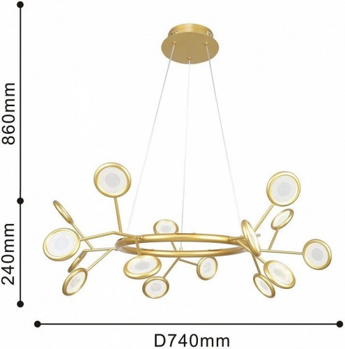 Подвесная люстра F-Promo Mugs 4253-15P