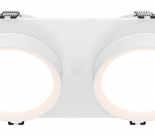 Точечный светильник Maytoni Hoop DL086-02-GX53-SQ-W