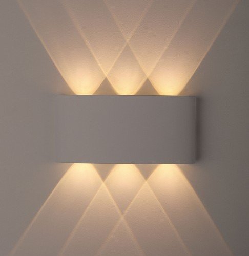 Уличный настенный светильник ЭРА Design WL12 WH